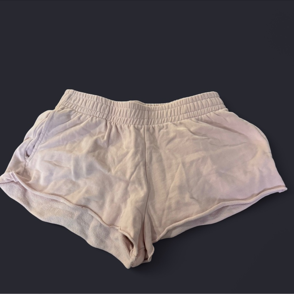Garage Light Pink Sweat Shorts